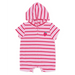 Feather 4 Arrow Baby Finn Romper in lilac sachet strawberry, front view