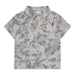 Feather 4 Arrow Boy's Feel Good Tech Polo in heather grey, front view