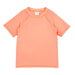 Feather 4 Arrow Boy's Short Sleeve Rashguard in papaya, front view
