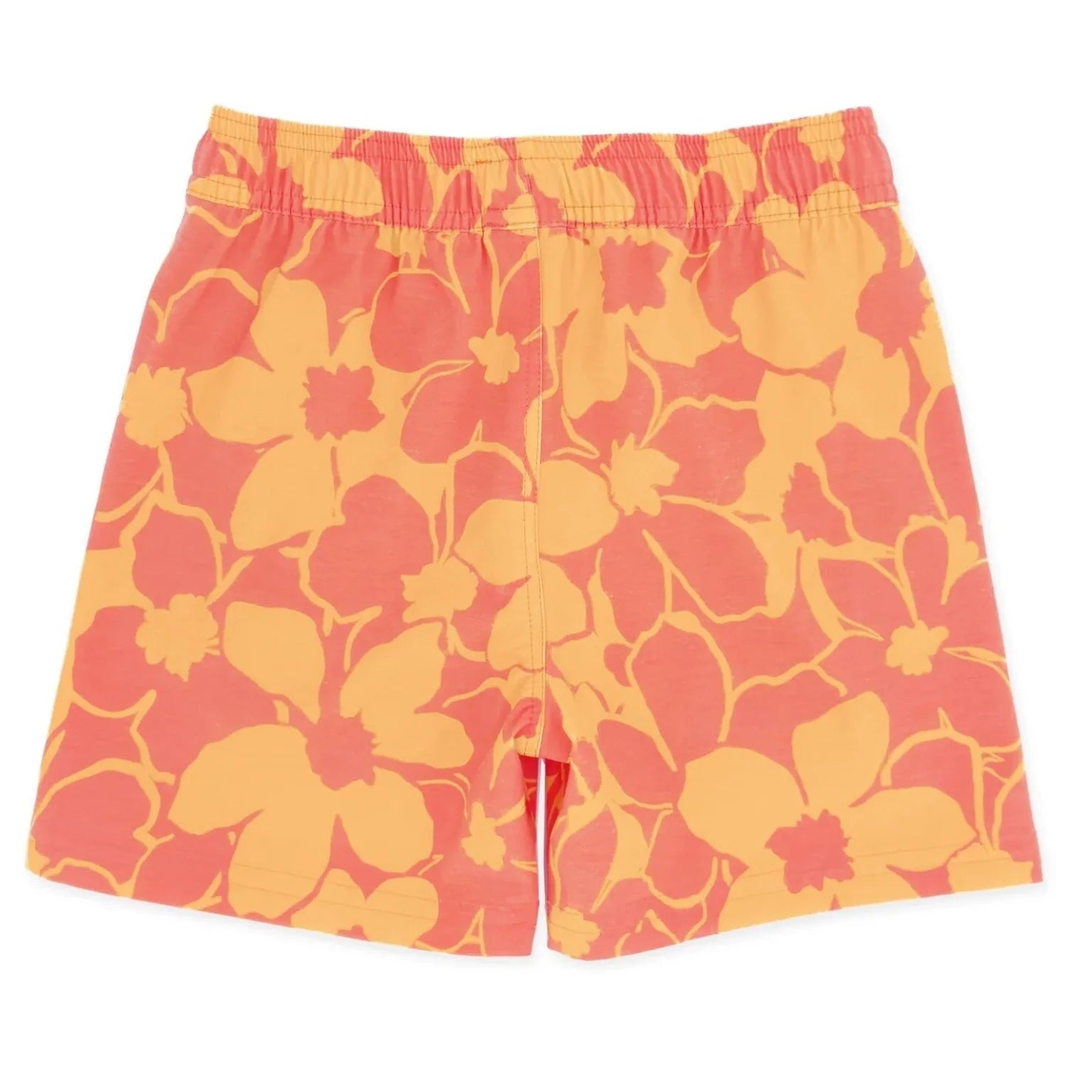 Feather 4 Arrow Boy's Volley Trunk in melon, back view