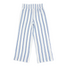 Feather 4 Arrow Girl's Playa Pant in marina blue stripe, front view