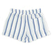 Feather 4 Arrow Girl's Salty Short in marina stripe, back view