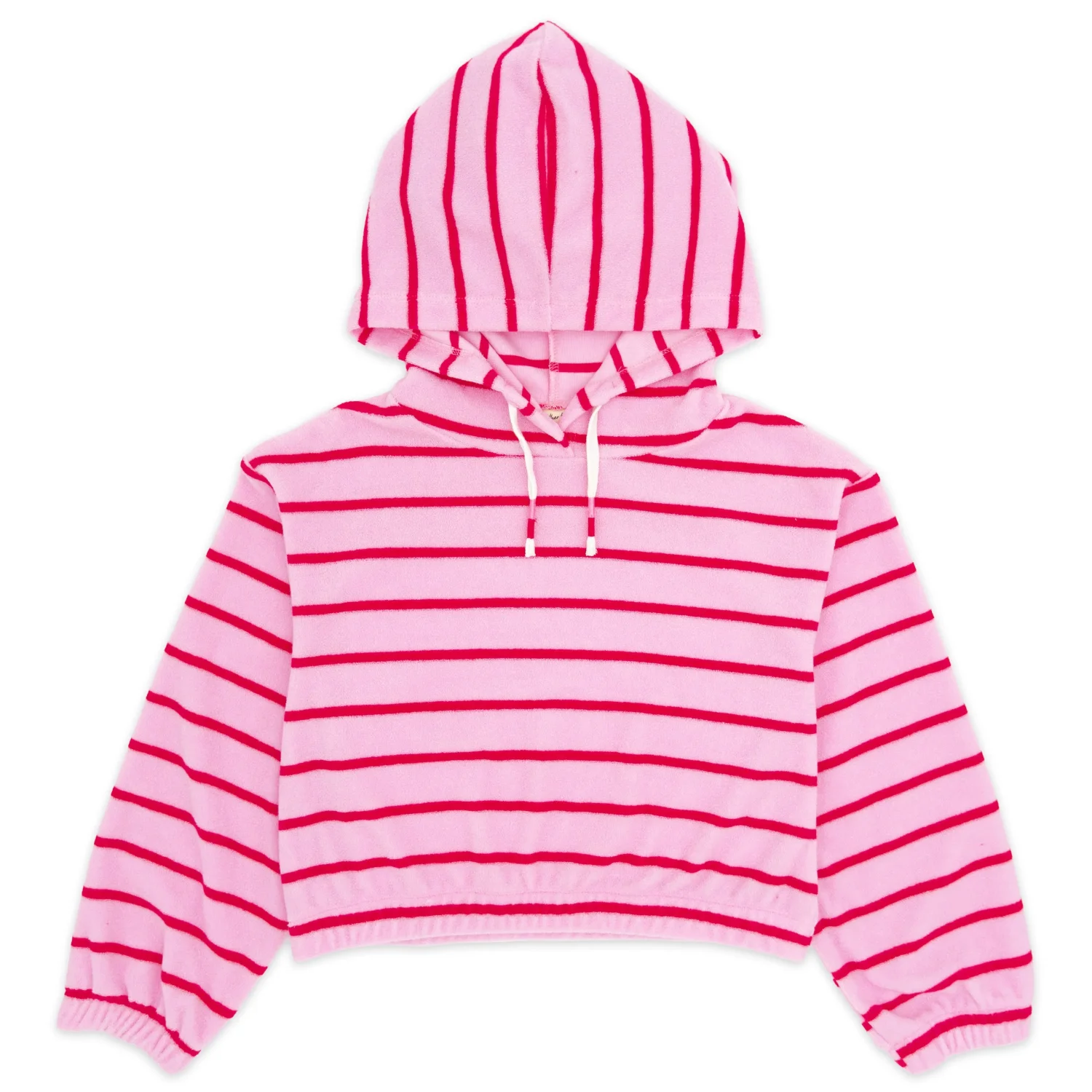 Feather 4 Arrow Girl's Vacay Days Hoody in pink sachet, front view