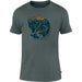 Fjall Raven Men's Arctic Fox T-Shirt in dusk, flat front view