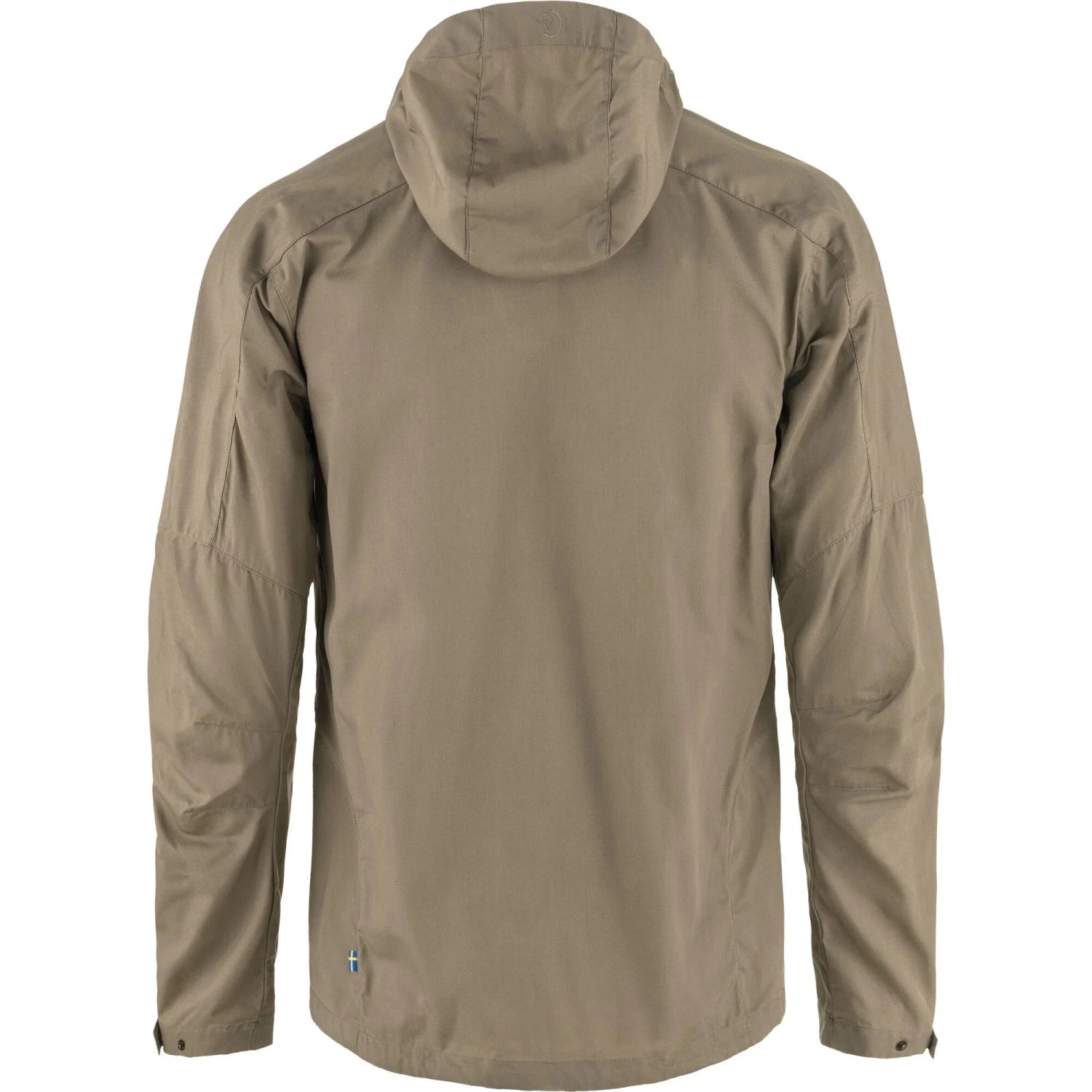 Fjall Raven Men's Sten Jacket in suede brown, back view