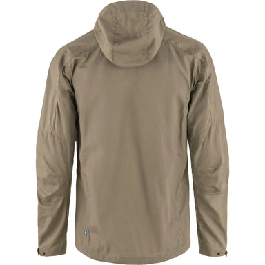 Fjall Raven Men's Sten Jacket in suede brown, back view