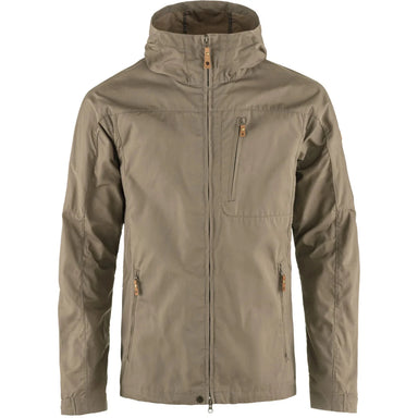 Fjall Raven Men's Sten Jacket in suede brown, front view