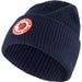 fjallraven 1960 logo hat in dark navy front angle view