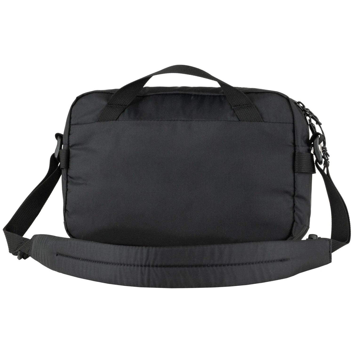 Fjällräven High Coast Crossbody in black, back view