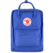 Fjallraven Kanken Backpack, colbalt blue color, front view.