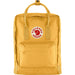 Fjallraven Kanken Backpack, Ochre color, front view.