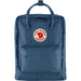 Fjallraven Kanken Backpack, Royal Blue color, front view.