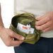 fjallraven kanken hip pack in foliage green model inside view