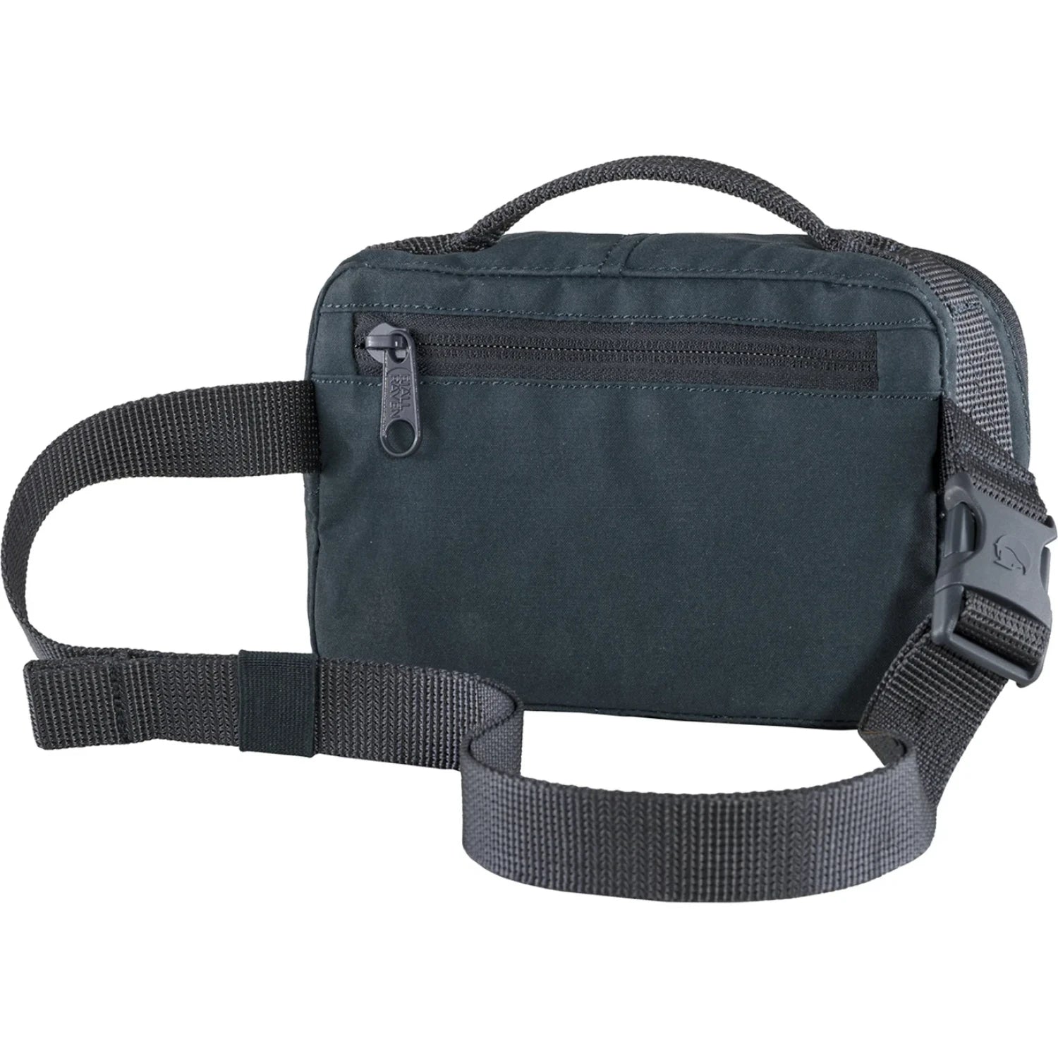 fjallraven kanken hip pack in navy back flat view