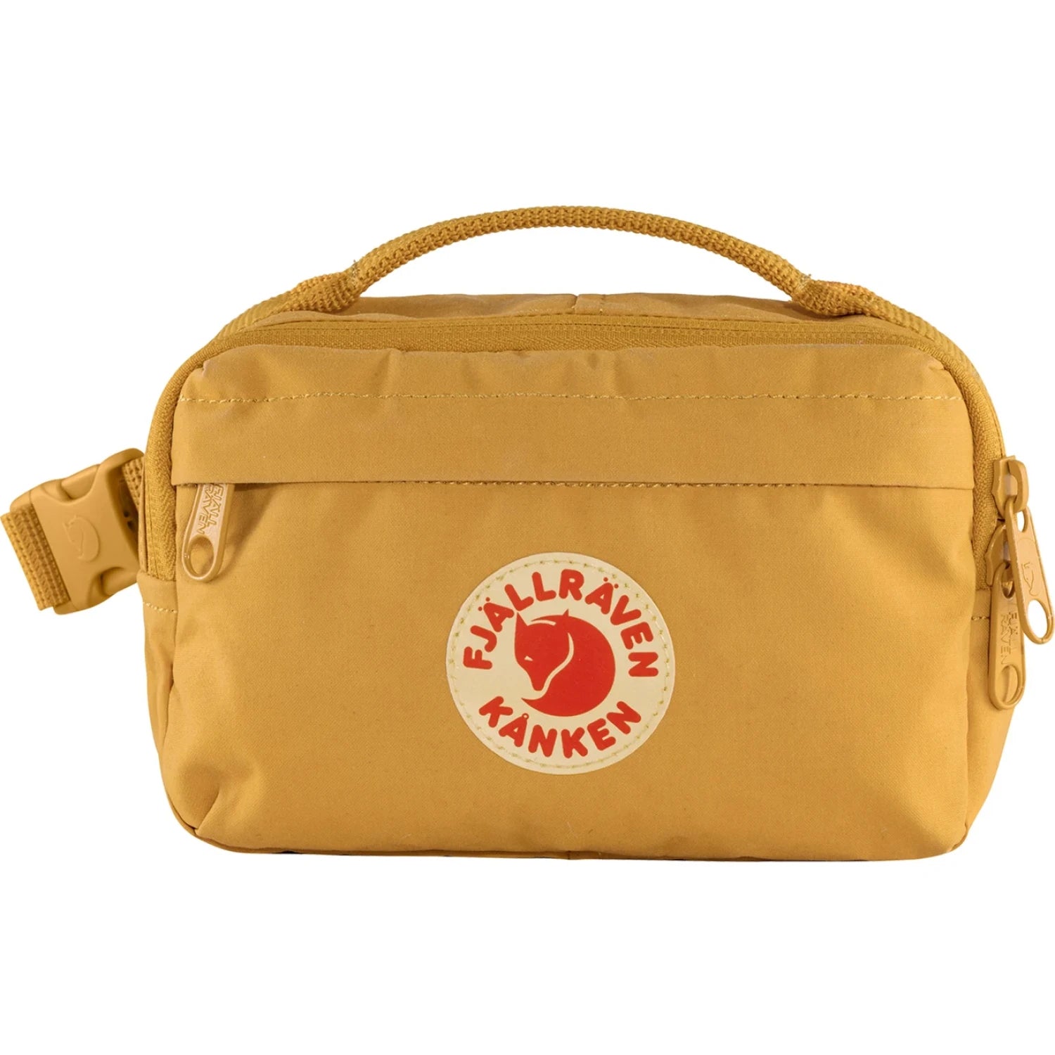 fjallraven kanken hip pack in ochre front flat view