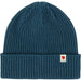 Fjällräven Rib Hat shown in the indigo Blue color option. Front view.