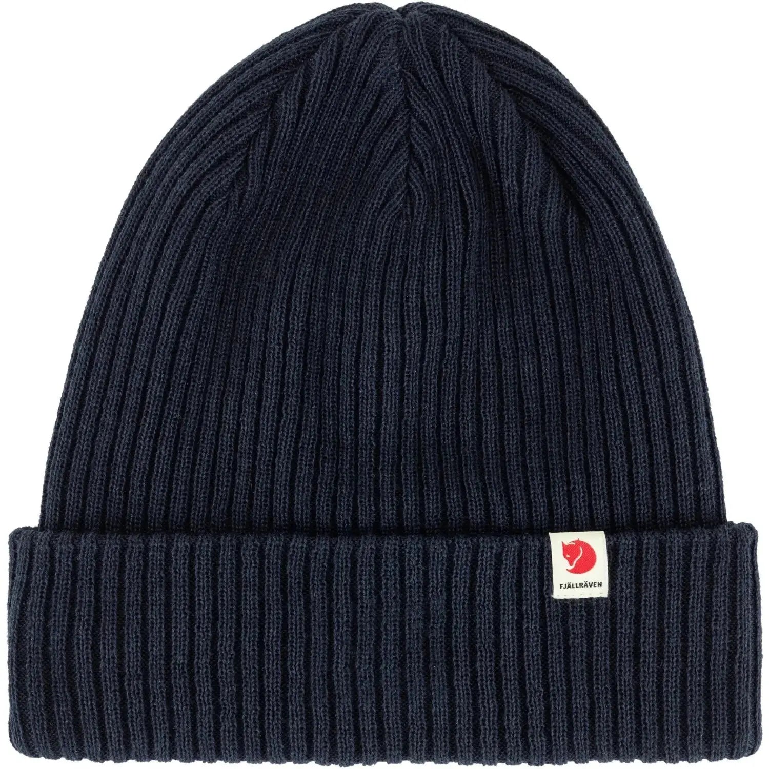 Fjällräven Rib Hat shown in the Dark Navy color option. Flat view. 