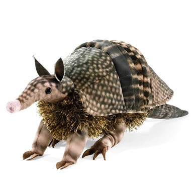 Folkmanis Armadillo Hand Puppet, front view