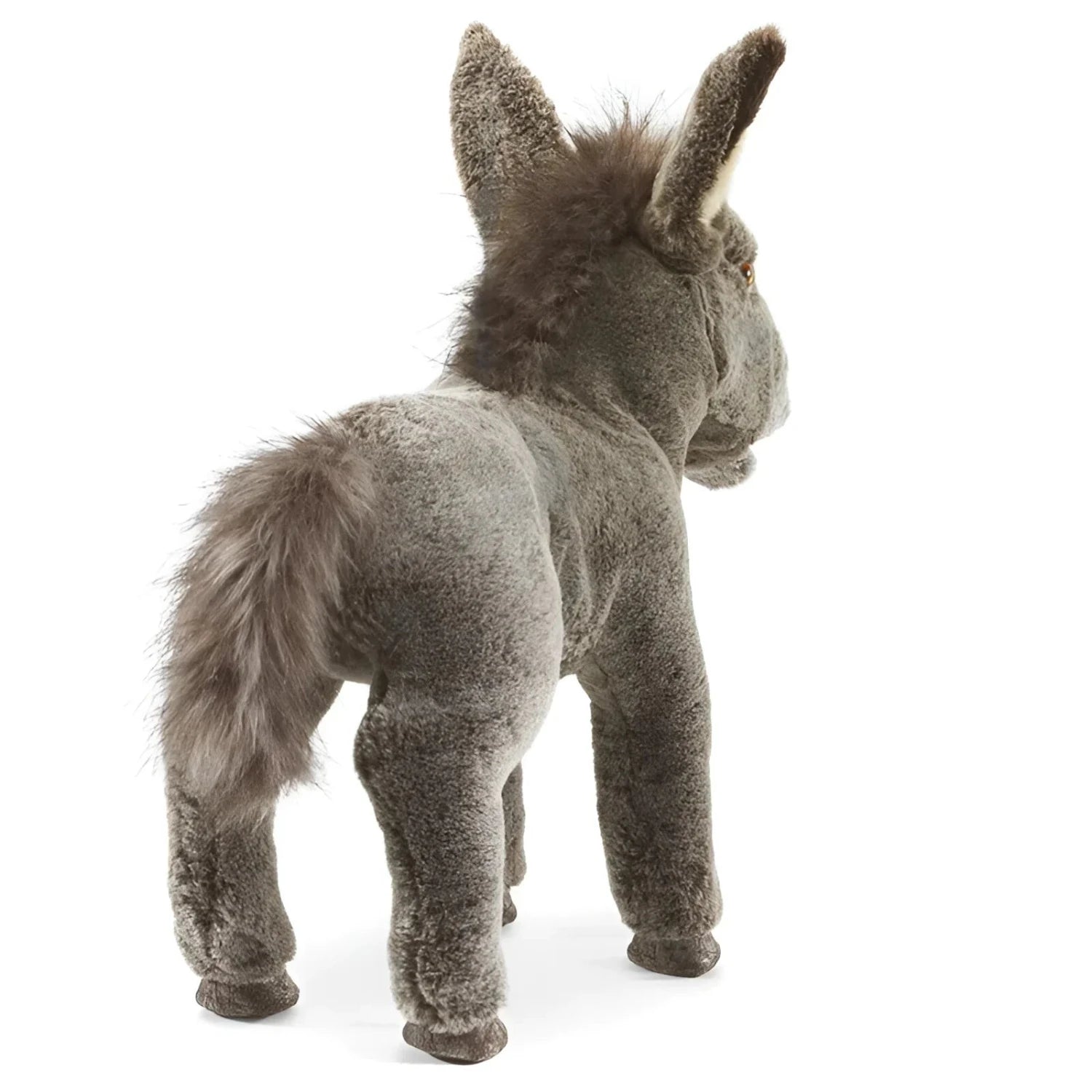 Folkmanis Baby Donkey Hand Puppet, back view