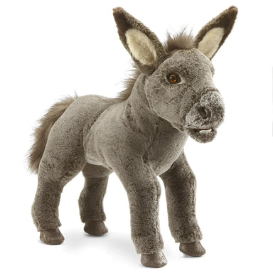 Folkmanis Baby Donkey Hand Puppet, front view