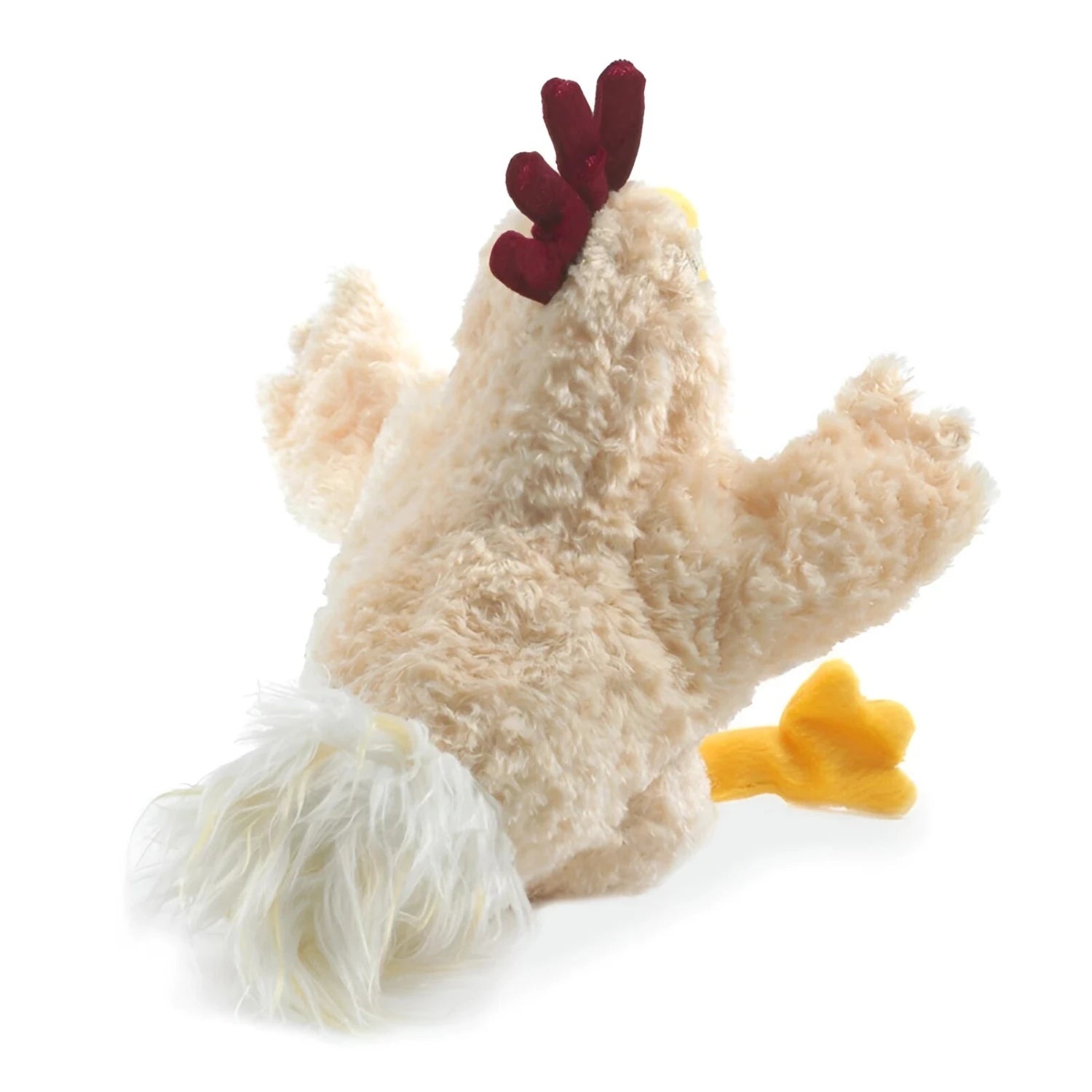 Folkmanis Funky Chicken Hand Puppet, back view