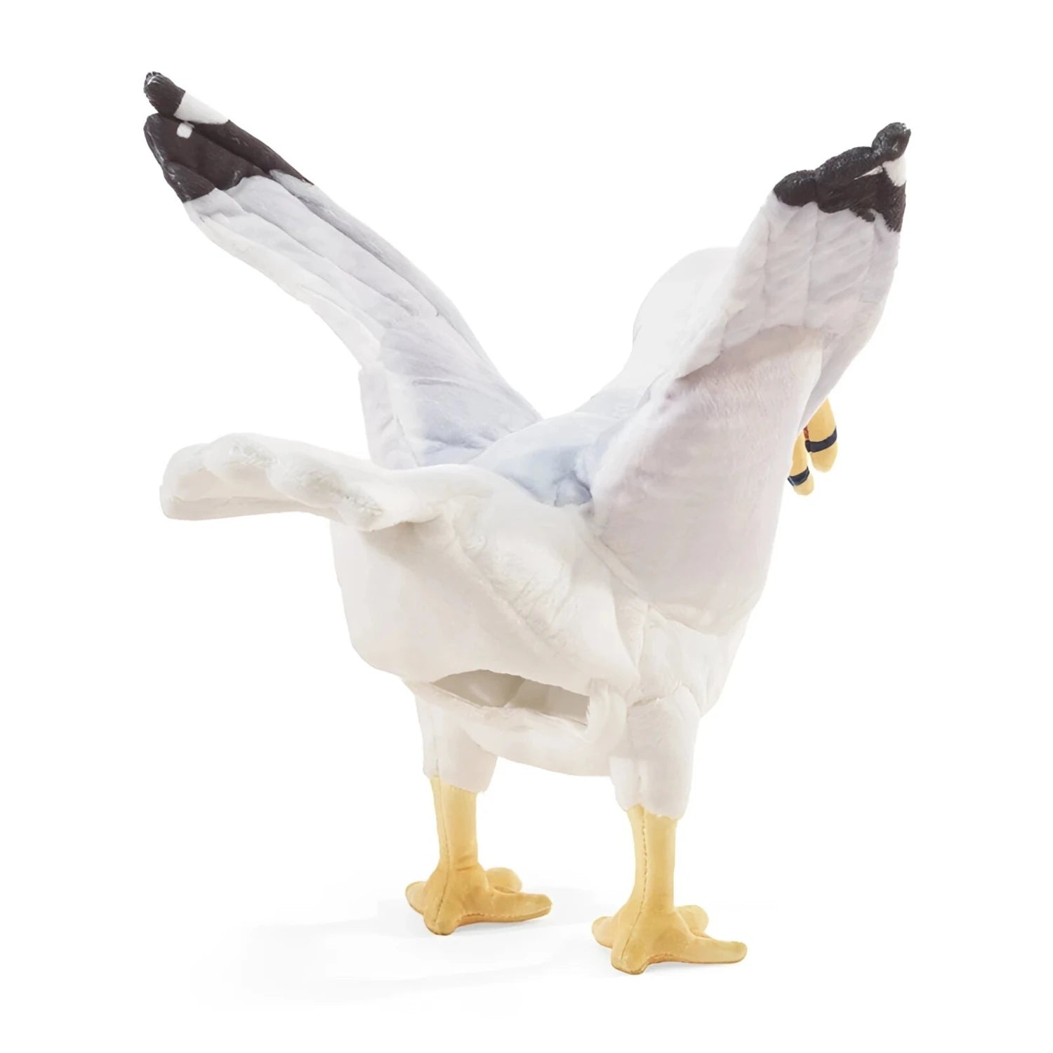 Folkmanis Gull Hand Puppet, back view