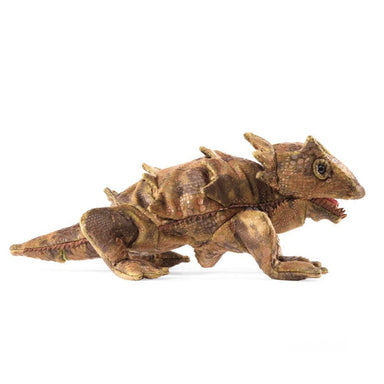 Folkmanis Horned Lizard Hand Puppet, side view