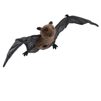 Folkmanis Mini Bat Finger Puppet, front viewflying