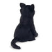 Folkmanis Mini Black Cat Finger Puppet, back view