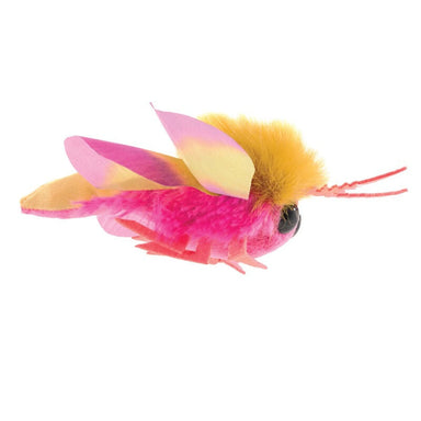 Folkmanis Mini Rosy Maple Moth Finger Puppet, side view