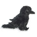 Folkmanis Mini Raven Finger Puppet Close Up Side View
