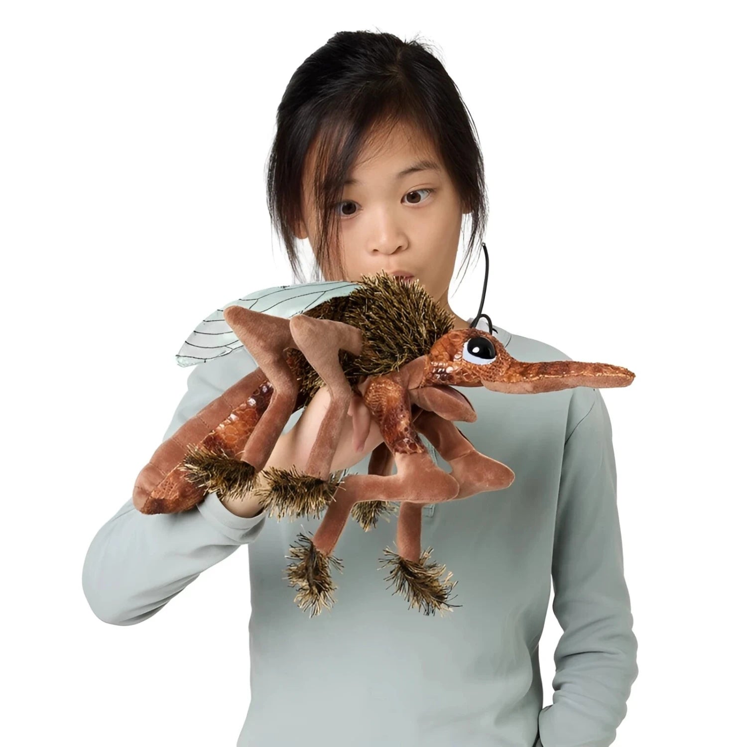 Folkmanis Mosquito Hand Puppet, model view