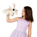 Folkmanis Poodle Moth Hand Puppet, on model