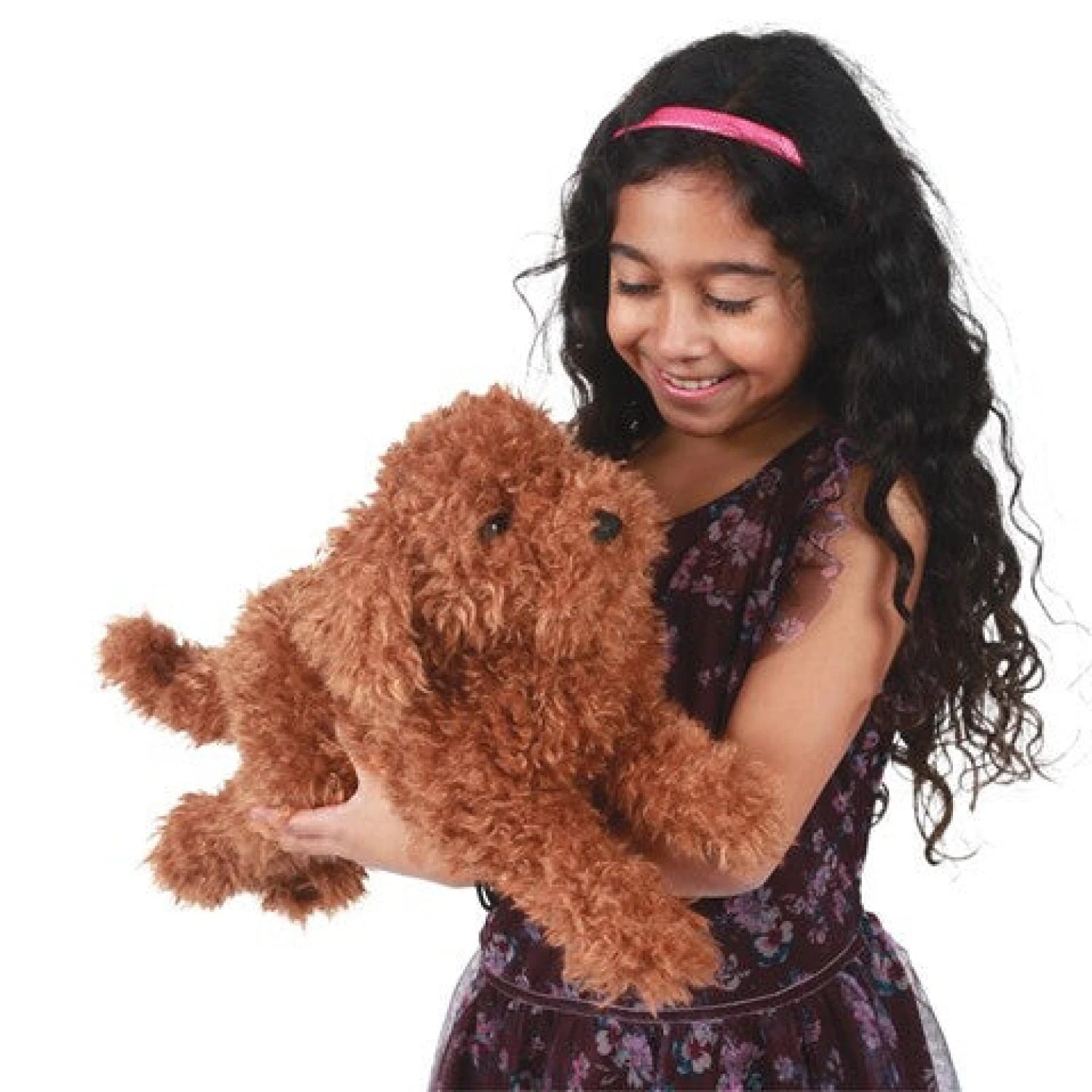 Toy Poodle Puppy Hand Puppet