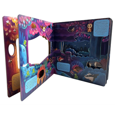 Fox Chapel Publishing Discovering the Hidden World of Nature at Night Board Book page preview 1