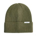Free Fly Knit Beanie shown in the Fatigue color option. Flat, front view.