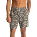 Free Fly M's Reverb Short, Woodland Camo Print, front view on model 
