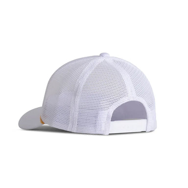 free fly mellow meadow trucker hat in white back view