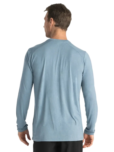 Free Fly Men's Bamboo Lightweight Long Sleeve, back view