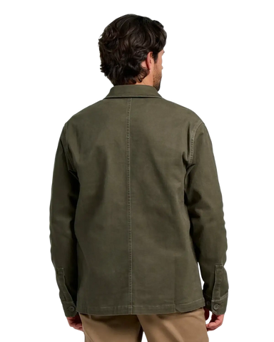 Free Fly Men's Folly Twill Chore Coat, back view