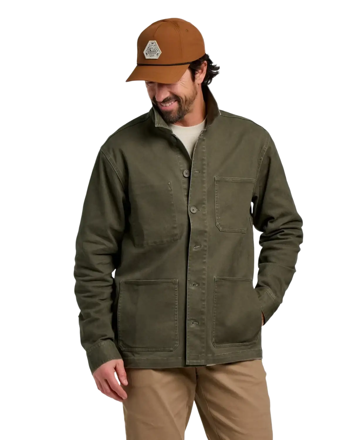 Free Fly Men's Folly Twill Chore Coat, front view