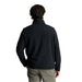 free fly mens gridback fleece snap pullover in black back model view