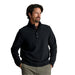 free fly mens gridback fleece snap pullover in black front model view