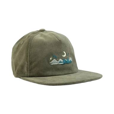 Free Fly Moonrise Cord Strapback Hat, front view