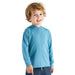 Free Fly Toddler Bamboo Shade Hoodie, Bluestone, front view on model 