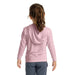 Free Fly Toddler Bamboo Shade Hoodie, Lilac, back view on model 