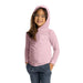 Free Fly Toddler Bamboo Shade Hoodie, Lilac, front view on model 