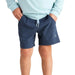 Free Fly Toddler Breeze Short, Blue Dusk II, front view on model 