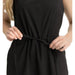 Free Fly W's Breeze Dress, Black, view of tie waist on model