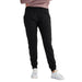 Free Fly W's Breeze Pull-On Jogger, Black, front view on model up close 